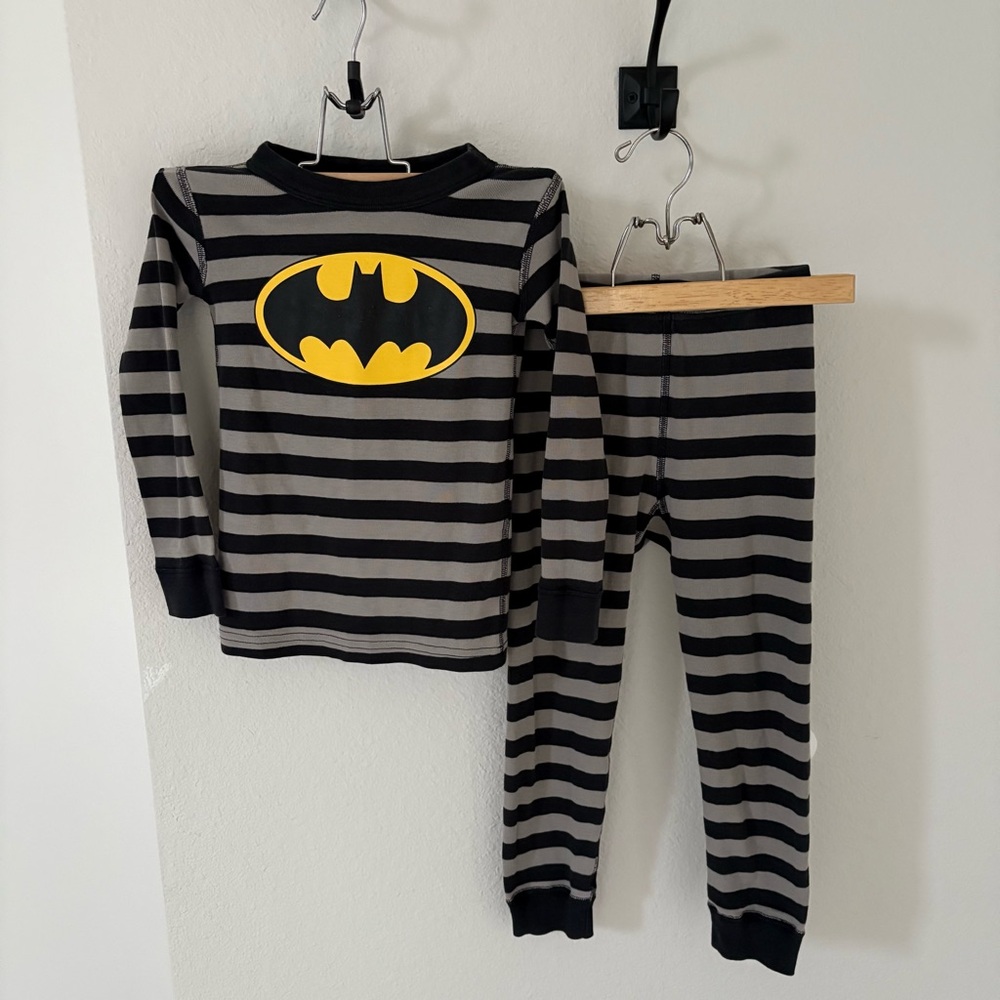Hanna Andersson Batman Long John Pajama Set Size 4/ 100cm